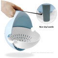 Sink Strainer Multifunctional 2 in 1 Kitchen Rolling Colander Bowl Supplier